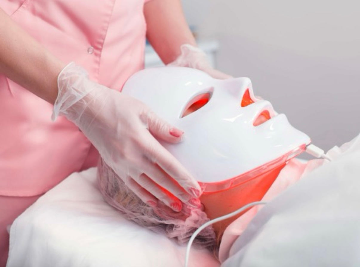 Máscara Facial LED 7 Colores : Antiarrugas, Antiacné y Rejuvenecedora