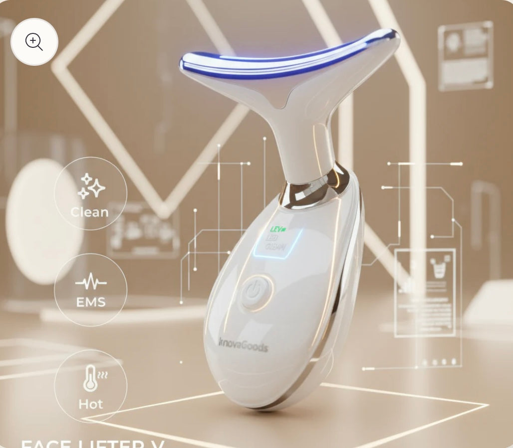 Masajeador de cuello y papada con vibración