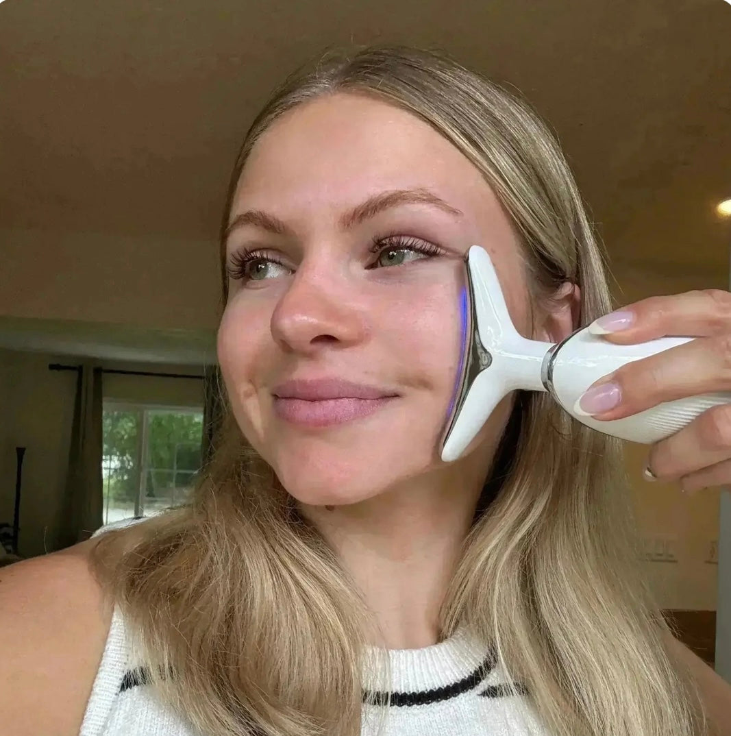 Masajeador de cuello y papada con vibración